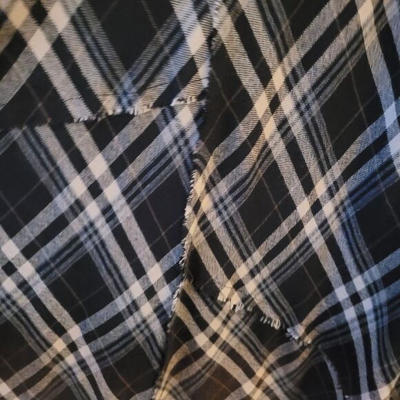 Aratta Silent Journey Black/Beige Plaid Embroidered Maxi Skirt - Size S - NWT - Picture 8 of 8